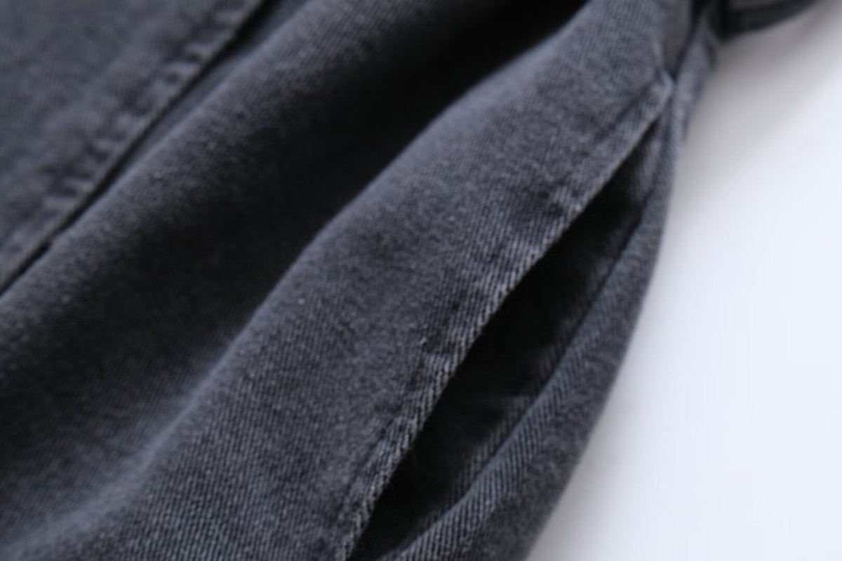 Denim Baggy Trench Coat