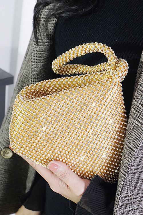 Full Rhinestones Bling Evening Clutch Handbag