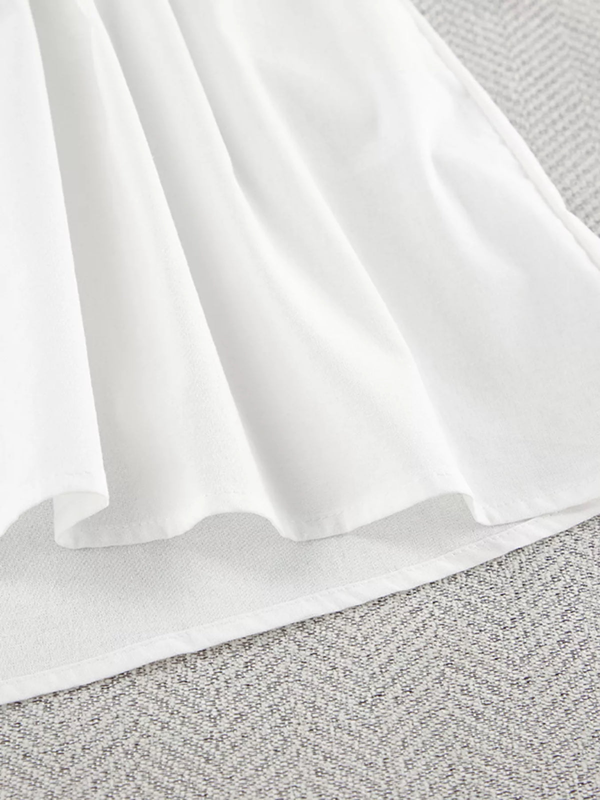 Tie Neck Puff Sleeve Lounge Dress
