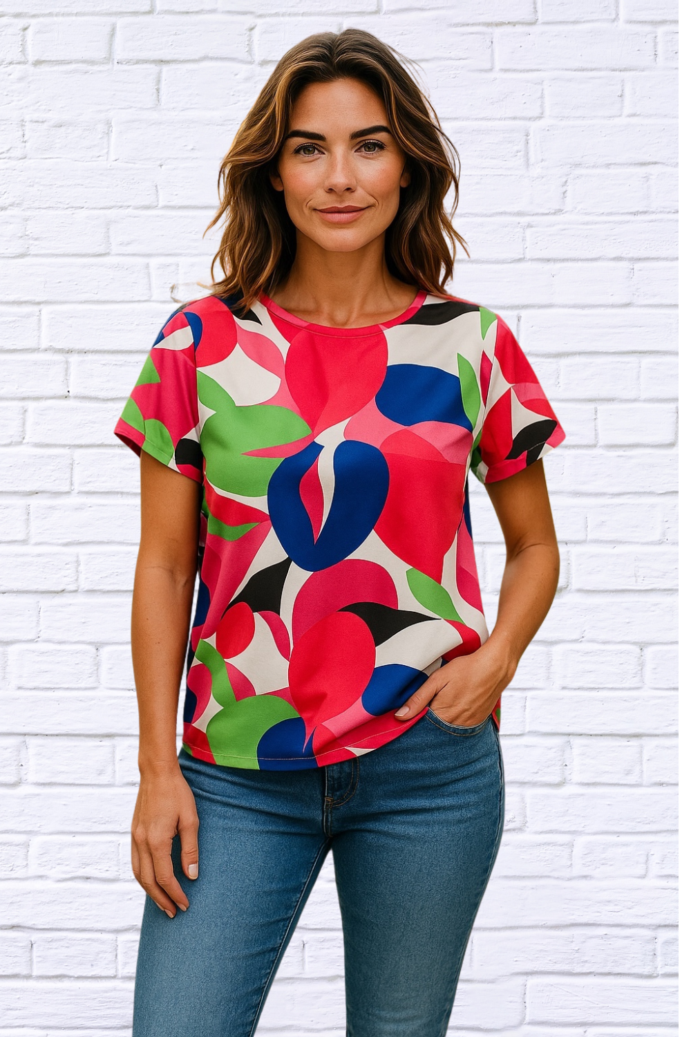 Stylish Women’s Floral Print Top Extra Extra Large