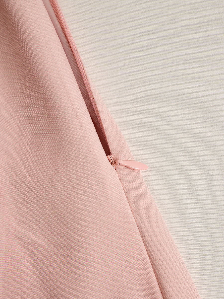 Elegant Pleated Blazer Midi Dress
