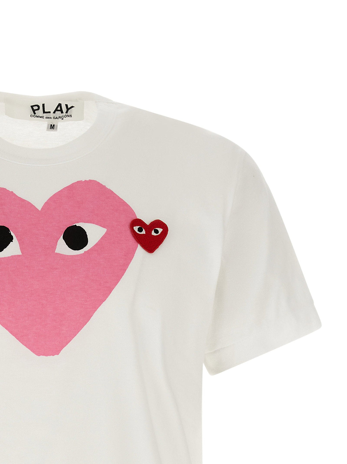 Comme Des Garçons Play Red Emblem T-shirt