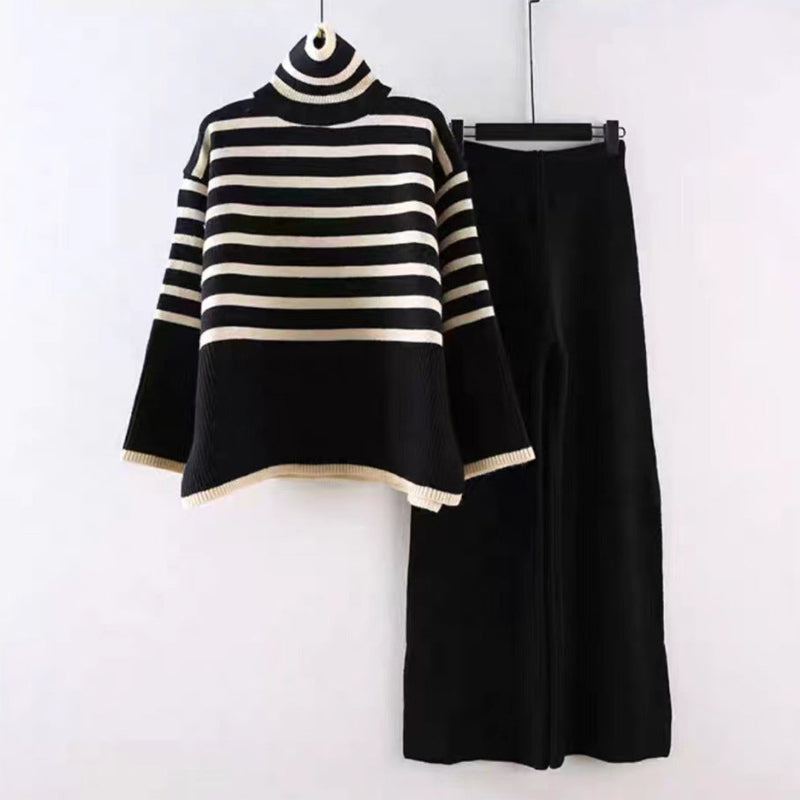 Amélie Cozy Stripes Lounge Set
