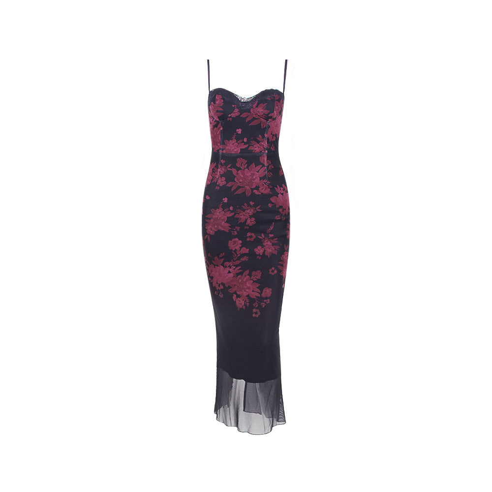 Sexy Sleeveless Ankle Length Maxi Dress.