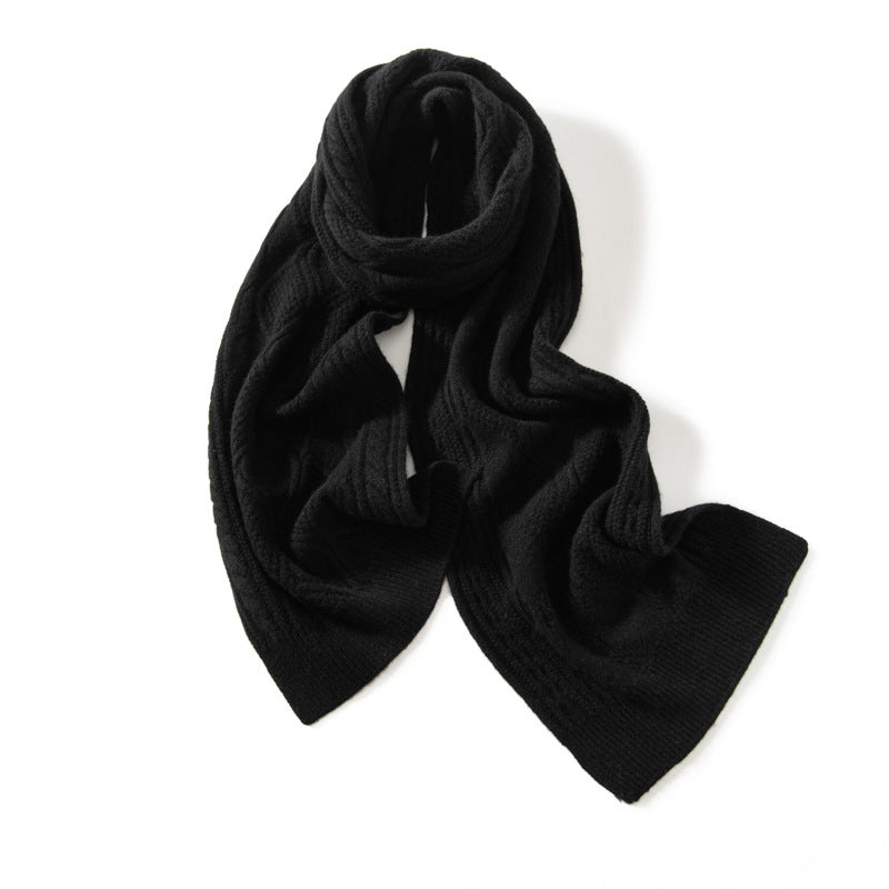 Winter Grace Textured Cashmere Scarf