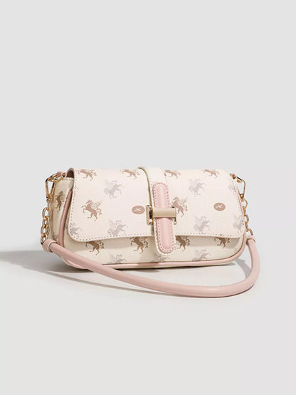 Pegasus Print Shoulder Bag