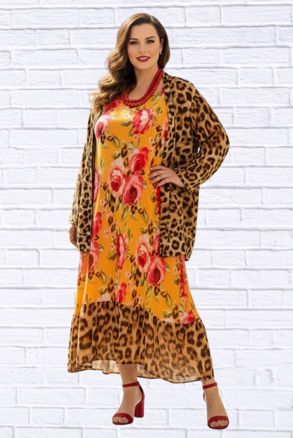 Demi Dress Sheer Flare Strappy Dress