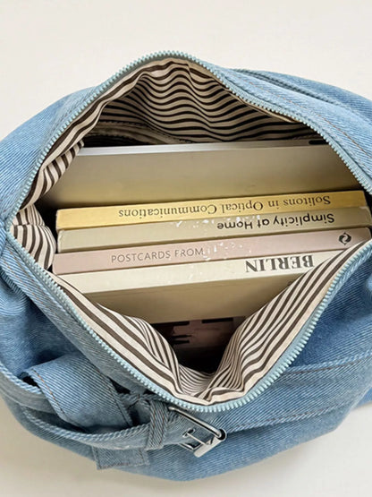 Buckle Detail Shoulder Bag
