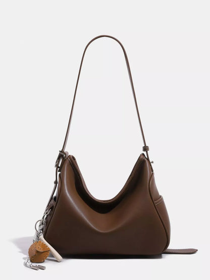 Leather Slouchy Shoulder Bag