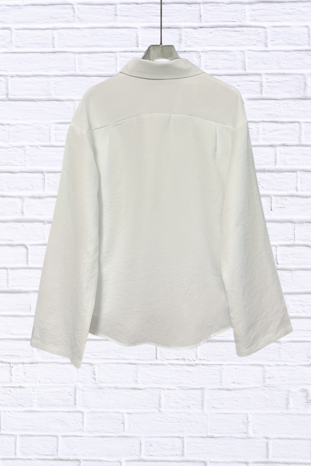 Collared Neck Long Sleeve Shirt