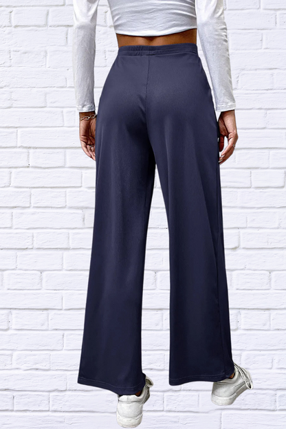 High Waisted Straight Pants