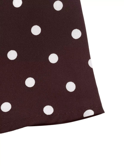 Hedvika's Polka Dot Long Sleeve Shirt Dress