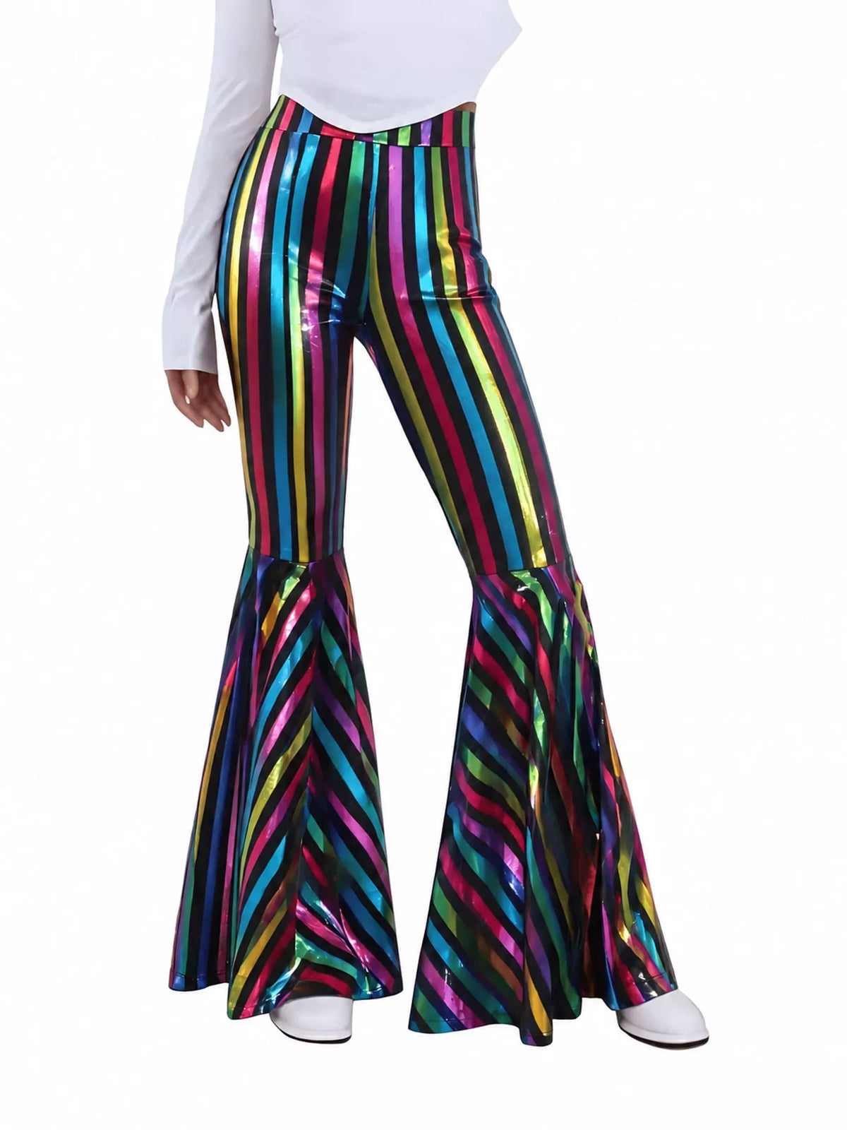 High-Waisted Flare Pants