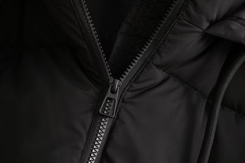 Hooded Short Down Cotton Jacket