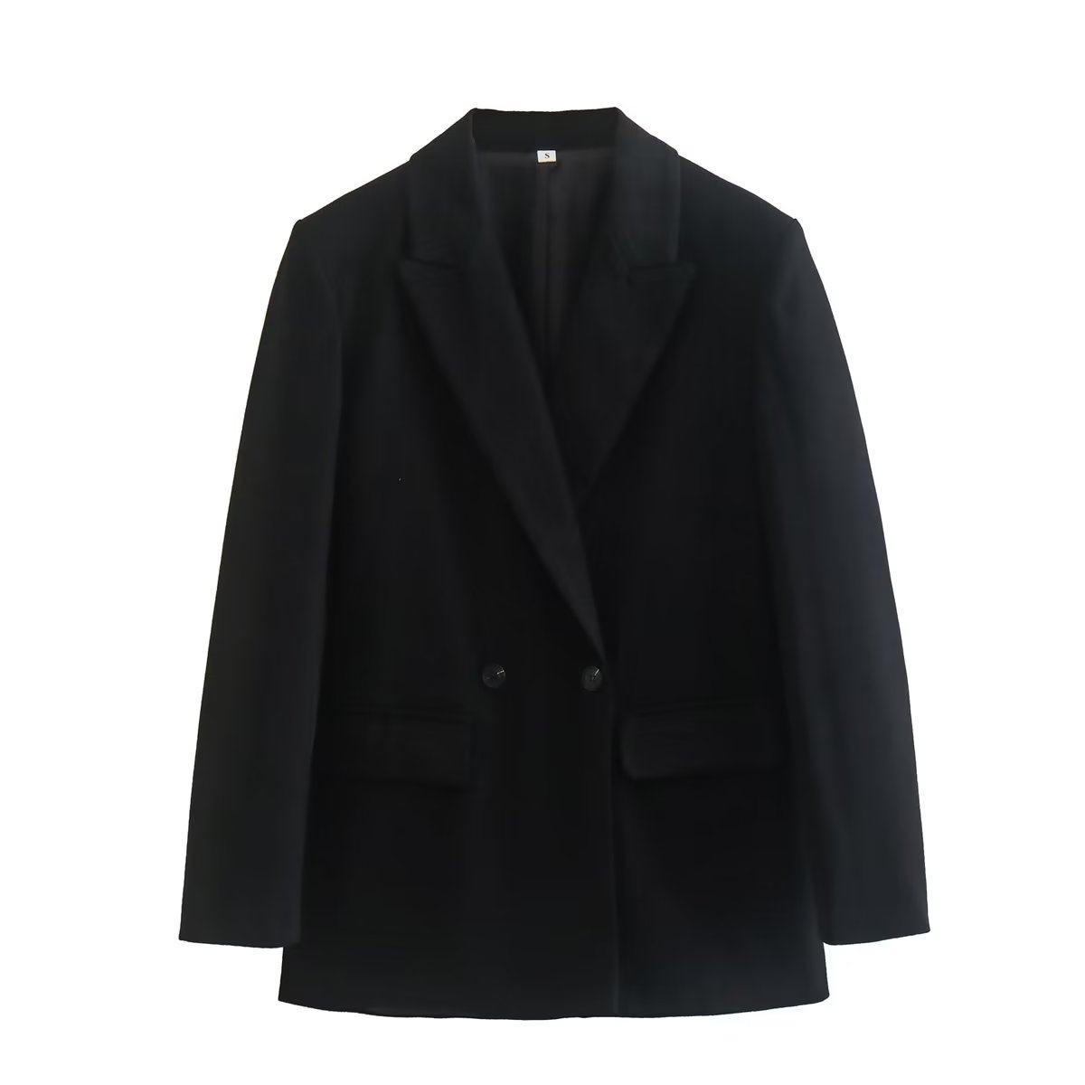 Double Breasted Blazer Black