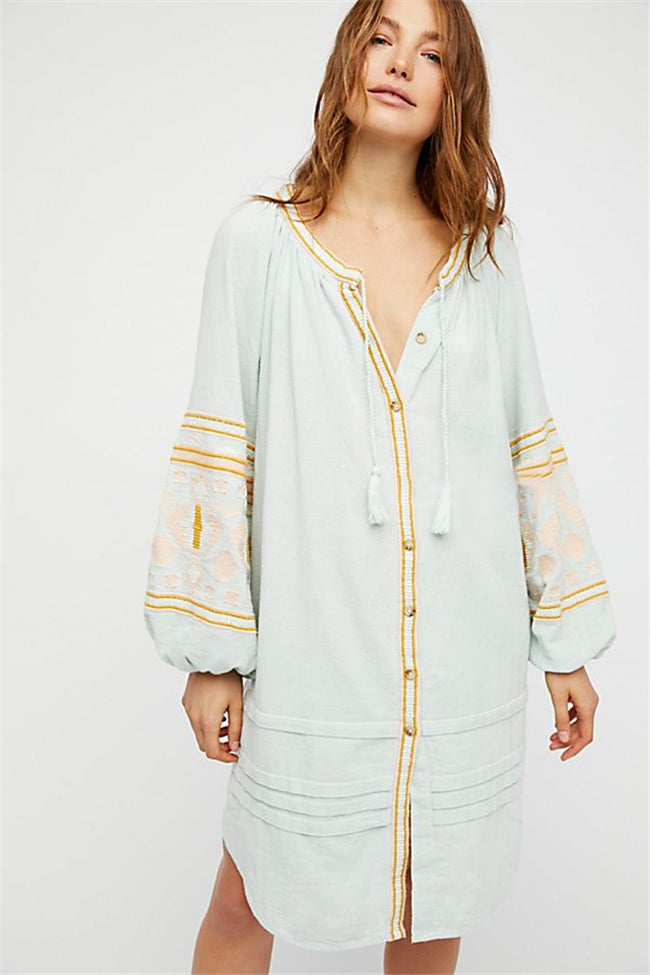 Sofia Kimono Cardigan Dress Light Green