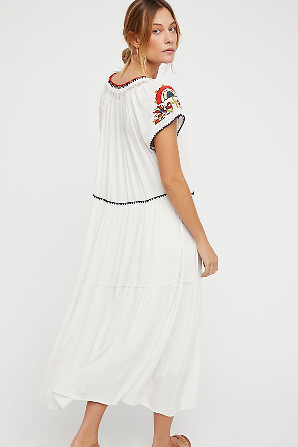 Tracy Embroidered Lace Kaftan