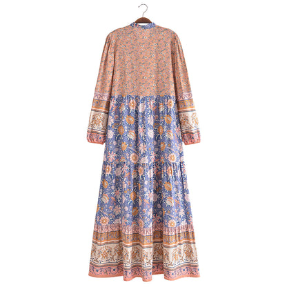 Kendra Floral V neck Maxi