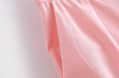 Sleeveless Casual Top and Wide Leg Pants Suit