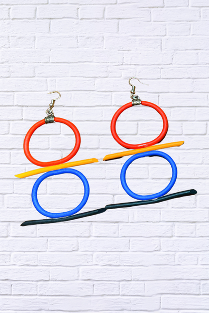 Light Weight Rubber Earrings