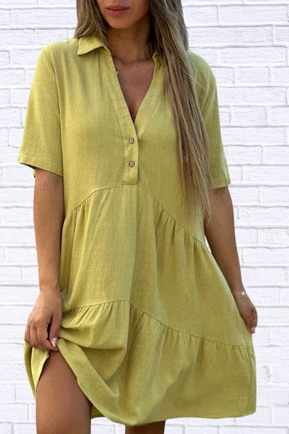 Plus Size Tiered Mini Dress | Ruffle Hem Women’s Style