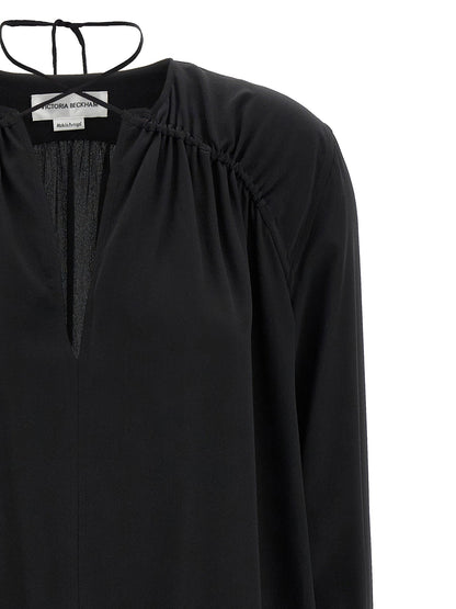 Victoria Beckham Gather Detail Tie Blouse