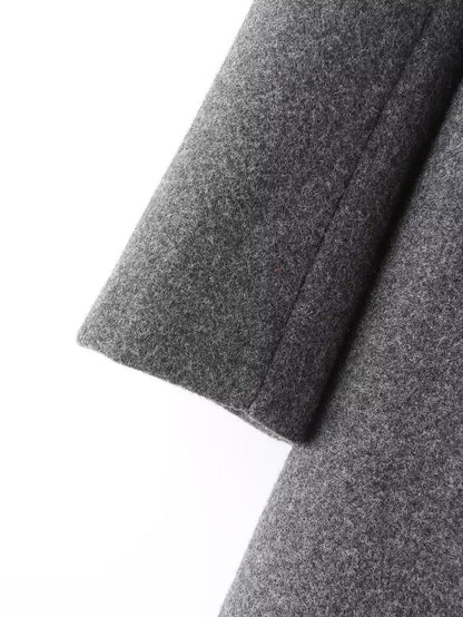 Woolen Double Breasted Coat