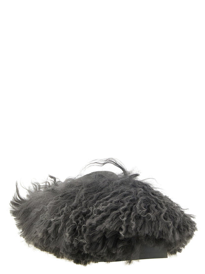 UGG Grey Tazz Fluff Momma Sabots
