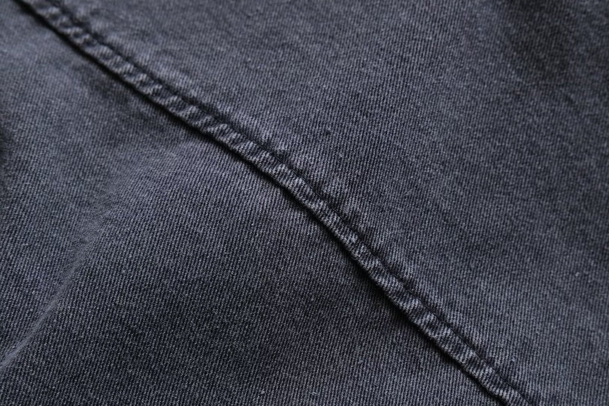Denim Baggy Trench Coat