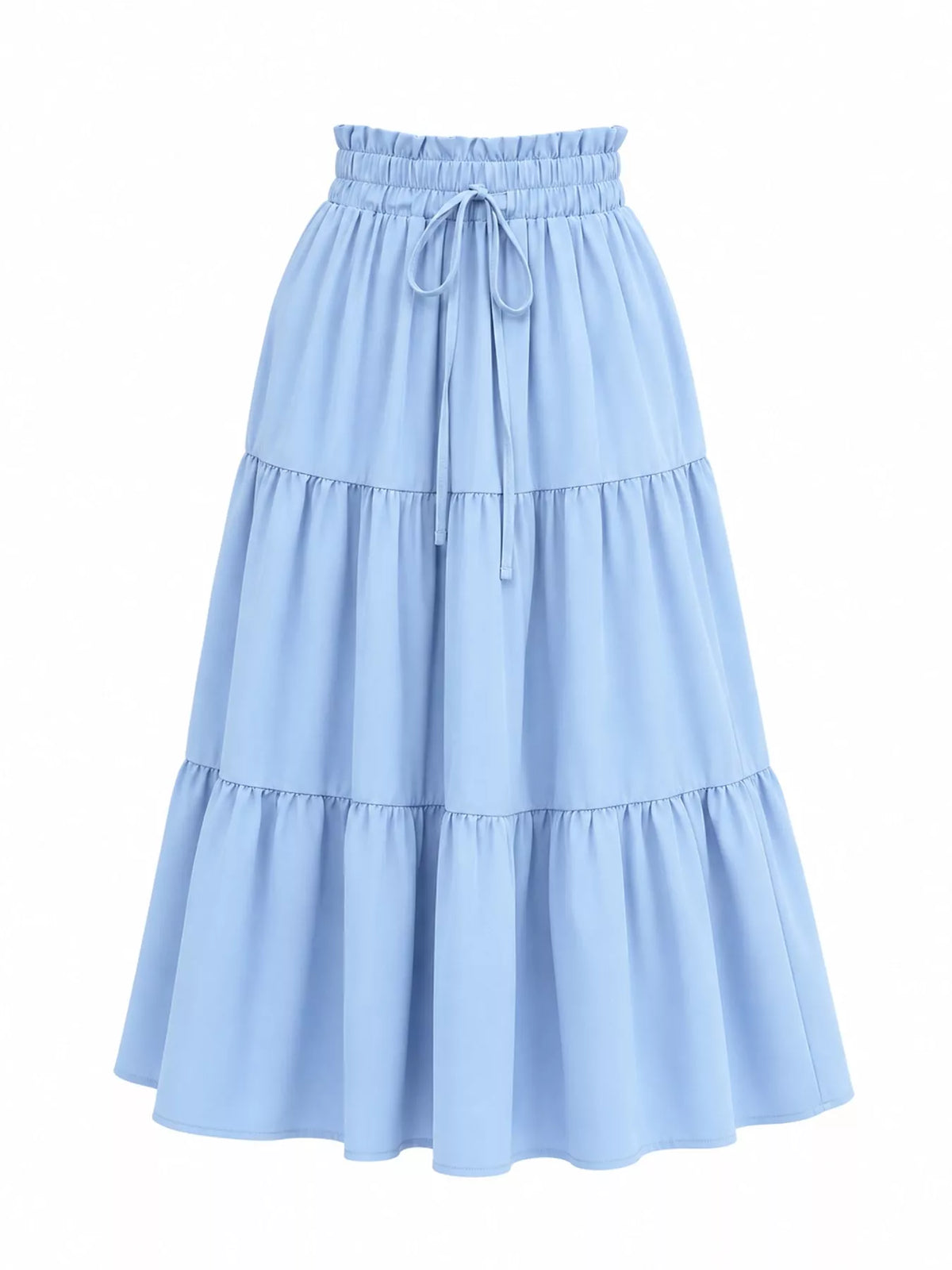 Tiered Midi Skirt