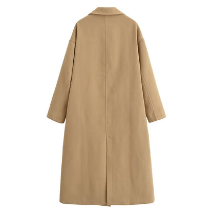 Long Sleeve Mid-Length Coat