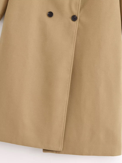 Long Sleeve Mid-Length Coat