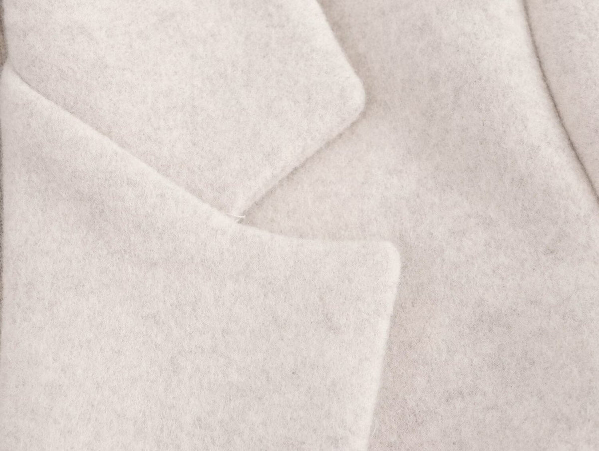 Button Decoration Soft Overcoat Jacket