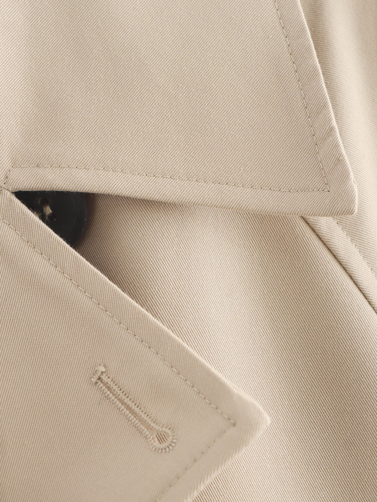 Simple Trench Short Jacket