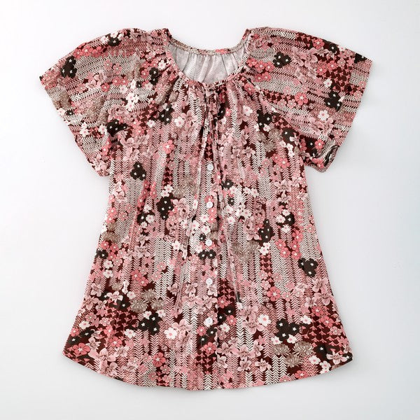 Front Tie Top V-Neck