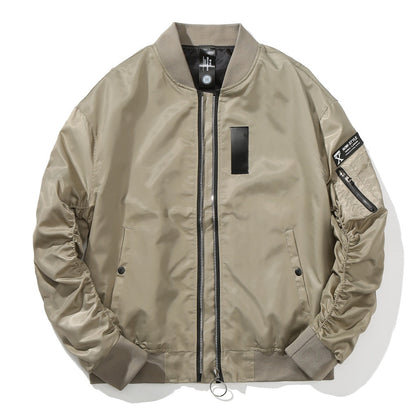 Womens bomber jacket Varsity Jacket Khaki (Thin)