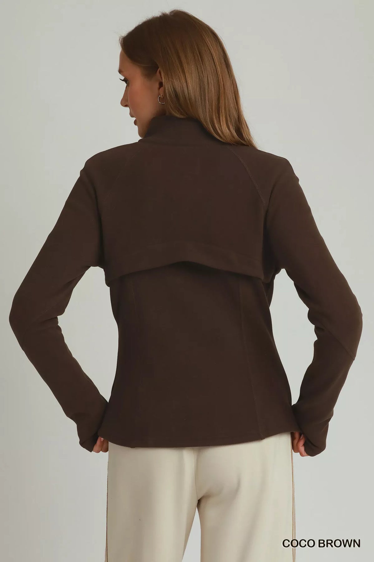 Umgee Soft Fleece Full Zip Jacket With Pockets