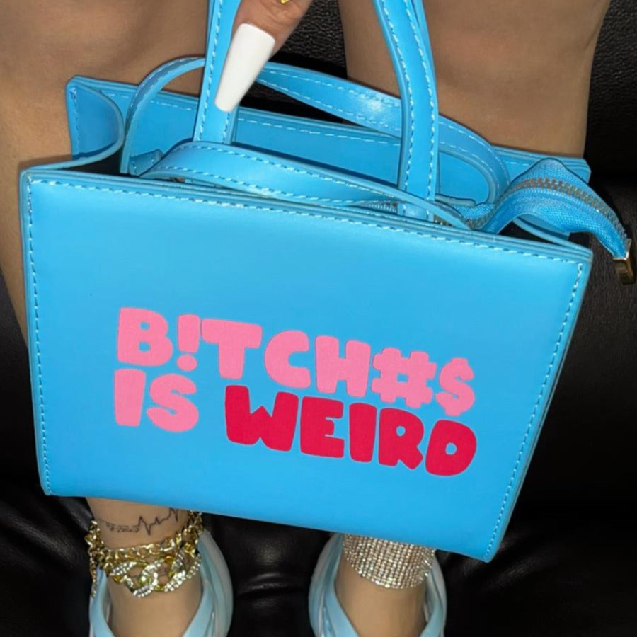 Casual Street Print Patchwork Zipper Bags