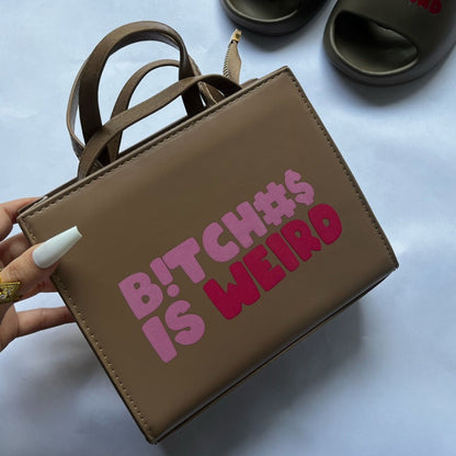 Casual Street Print Patchwork Zipper Bags