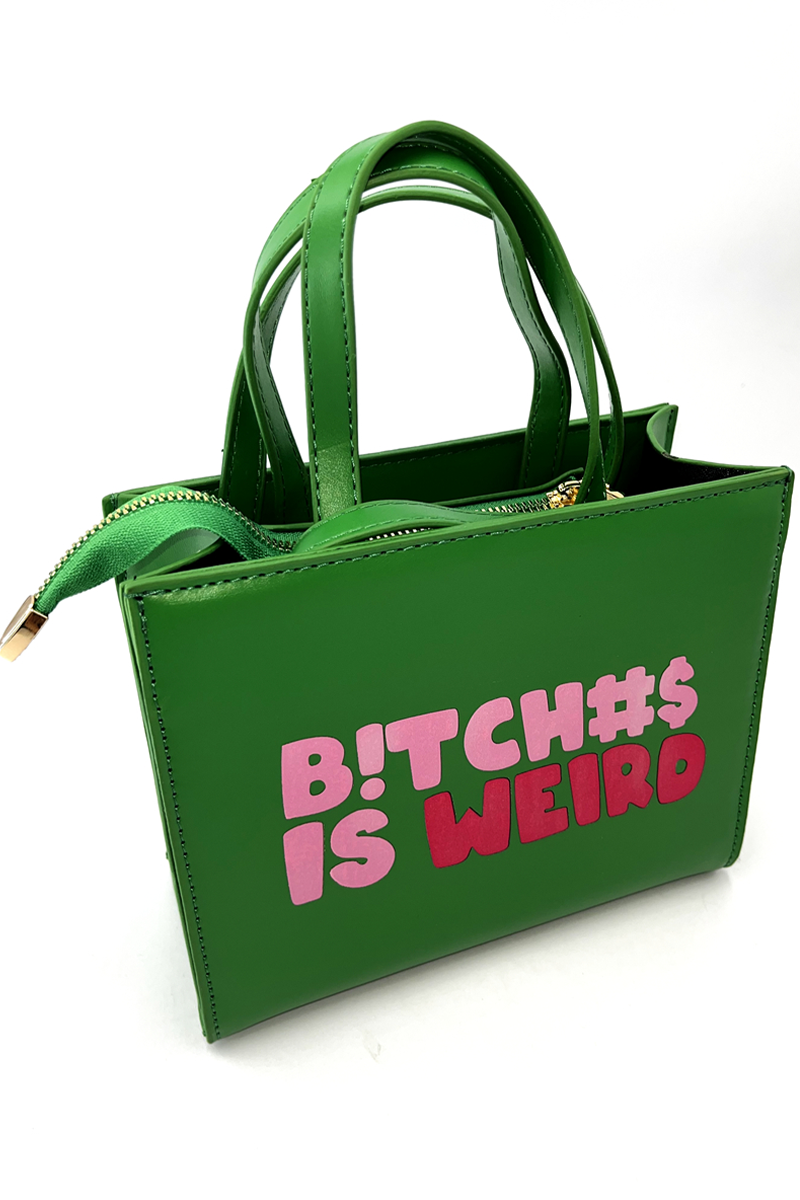 Casual Street Print Patchwork Zipper Bags