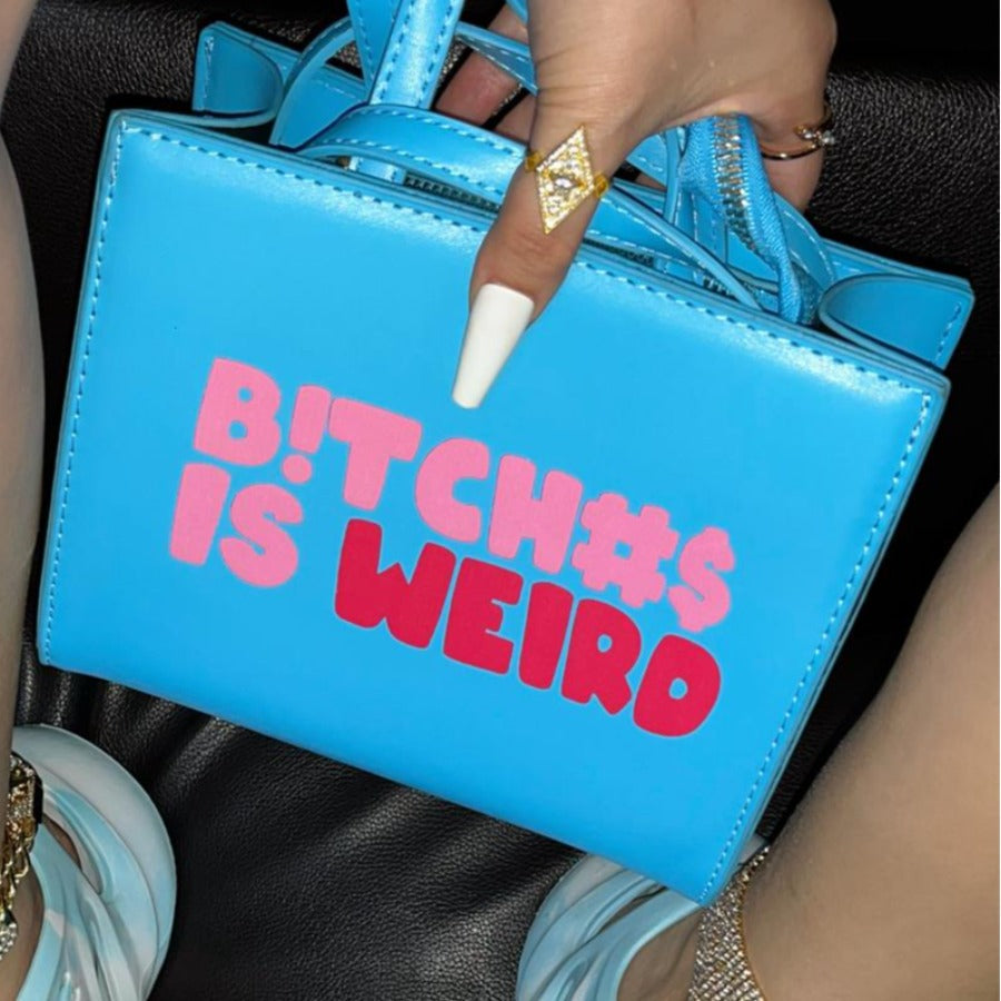 Casual Street Print Patchwork Zipper Bags