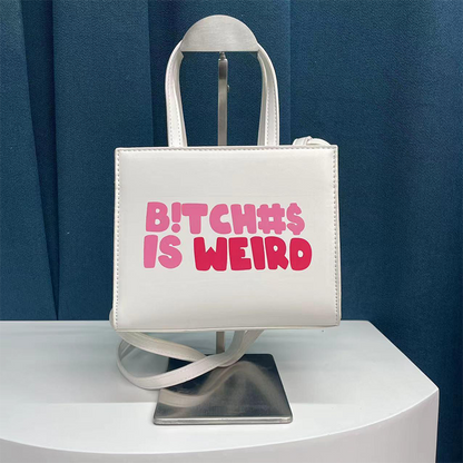 Casual Street Print Patchwork Zipper Bags