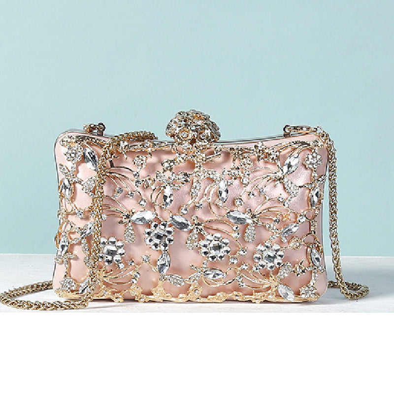 Casual Patchwork Chains Rhinestone Bags