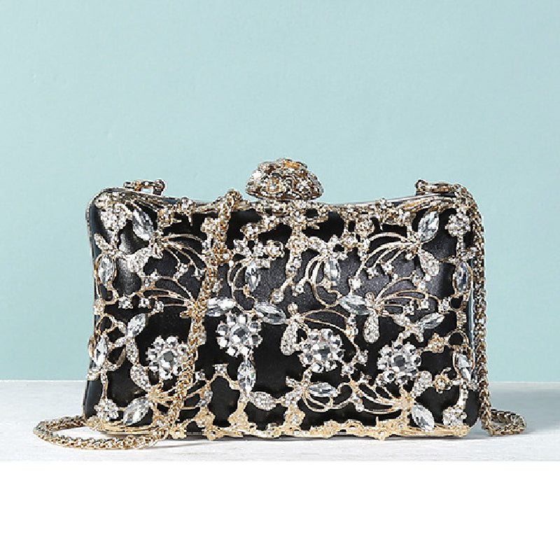 Casual Patchwork Chains Rhinestone Bags