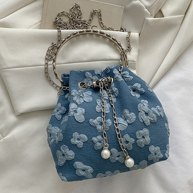 Casual Solid Patchwork Chains Bags