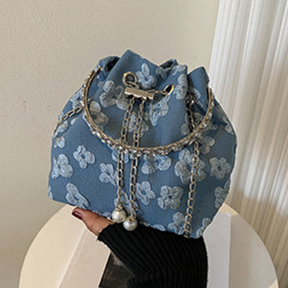 Casual Solid Patchwork Chains Bags