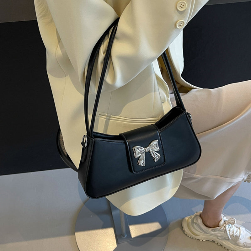 Daily Simplicity Solid With Bow Bags