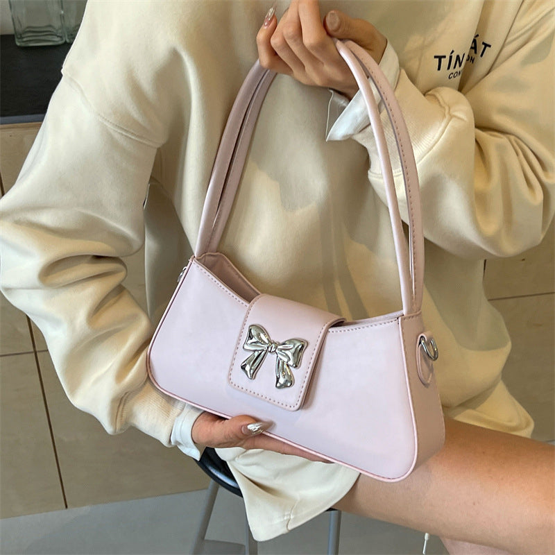 Daily Simplicity Solid With Bow Bags