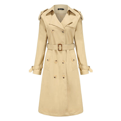 Cotton Long Sleeve Windbreaker Jacket Khaki