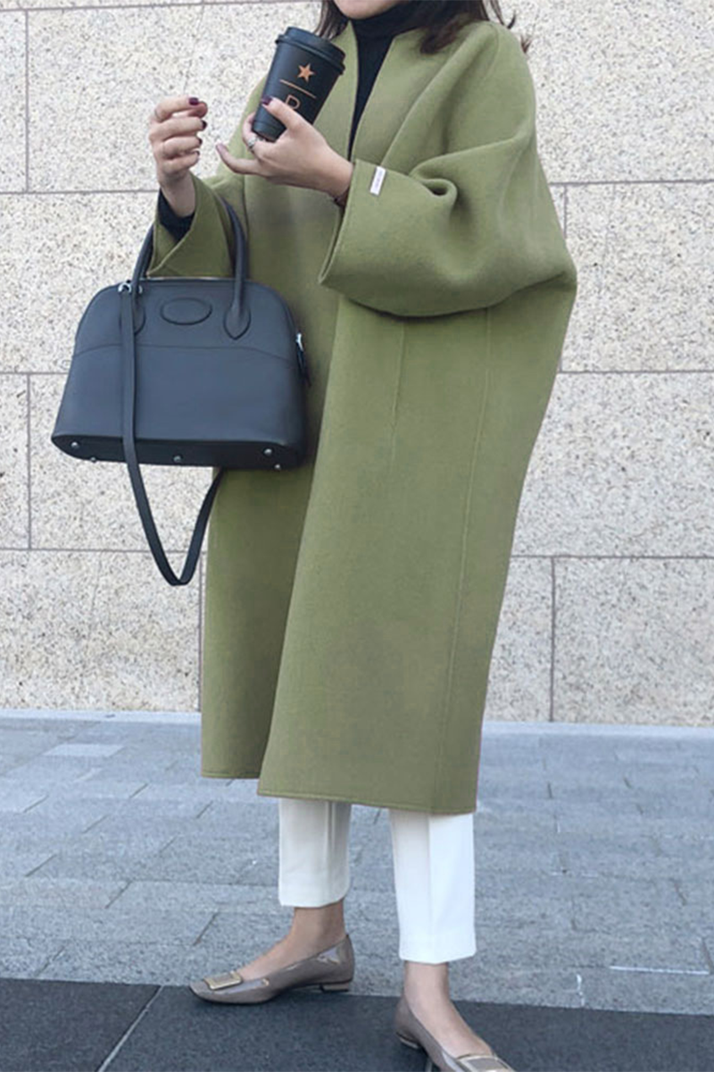 Casual Street Pocket Cardigan Collar Outerwear(6 Colors)